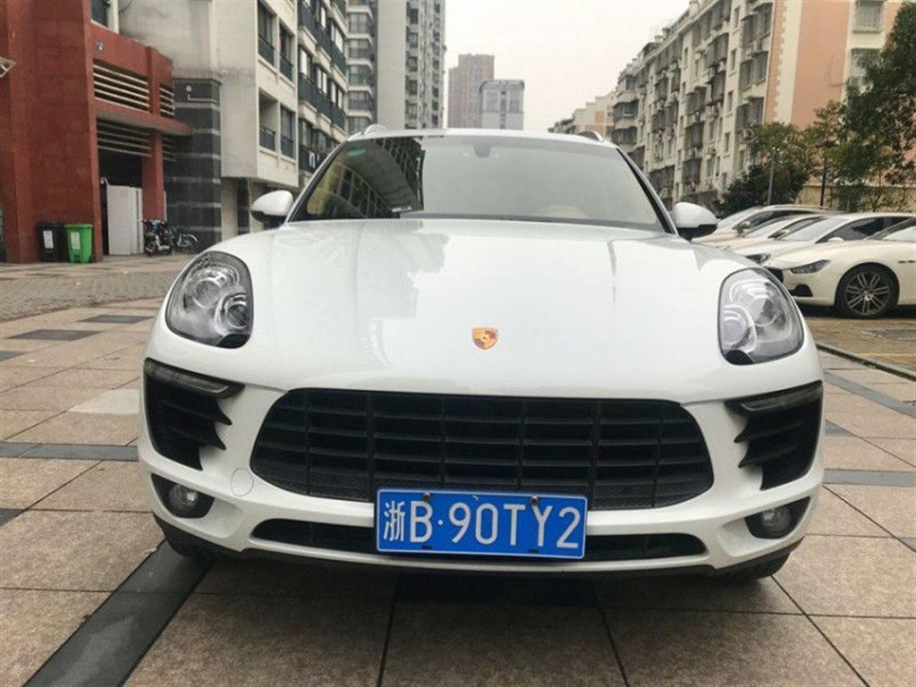 宁波2015年5月保时捷macan2014款macan20t白色自动档