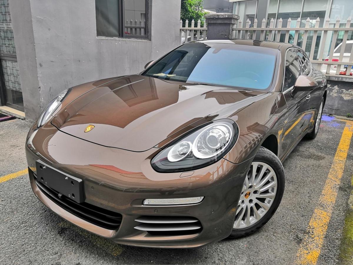 杭州2015年4月保时捷panamera2014款panamera30t香槟色自动档