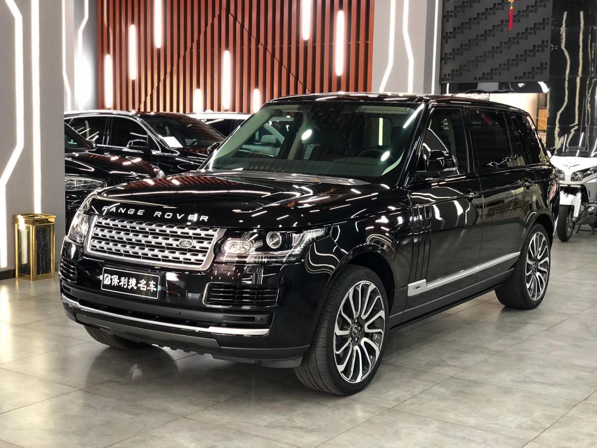 平凉2017年12月路虎揽胜2017款30v6scvogue加长版黑色自动档