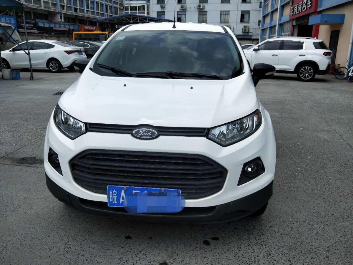 合肥2016年9月福特翼搏2013款15l手动舒适型白色手动挡