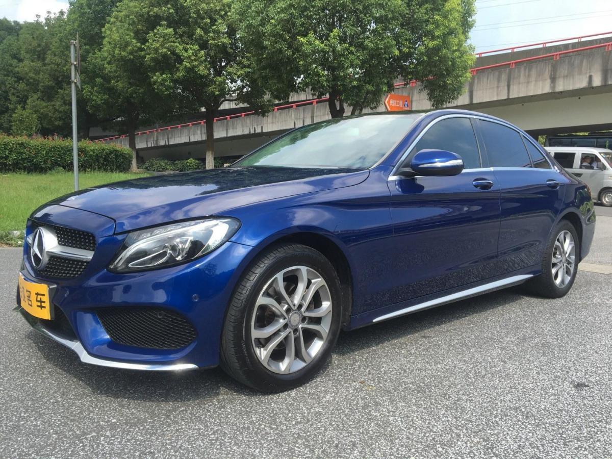 苏州2016年5月奔驰奔驰c级2016款c180l运动型蓝色自动档