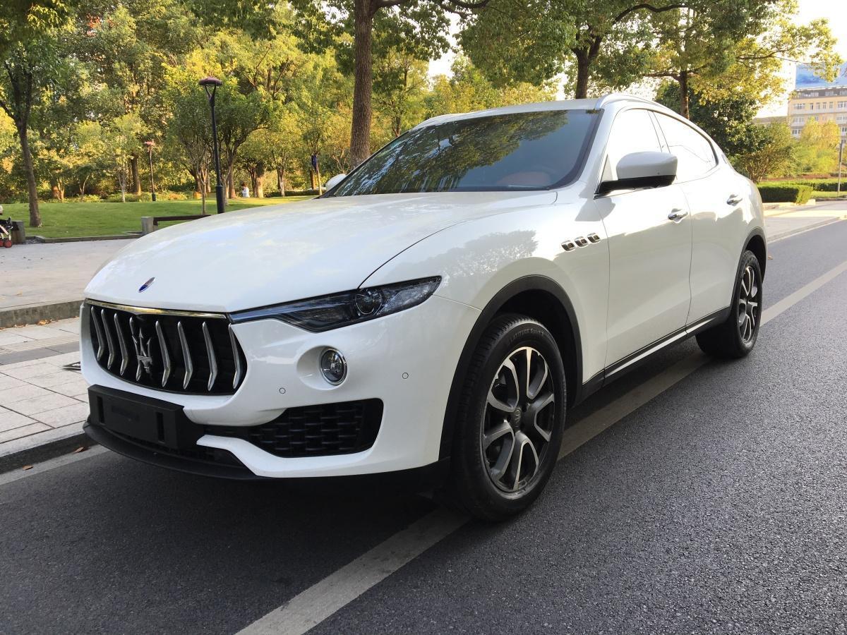 台州2017年2月玛莎拉蒂levante2016款30tlevante白色手自一体