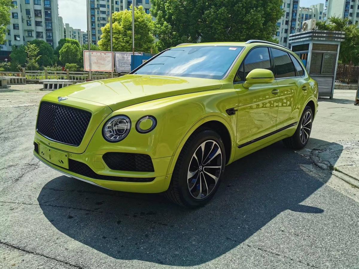 【上海】未上牌 宾利 添越 2018款 4.0t v8 绿色 自动档