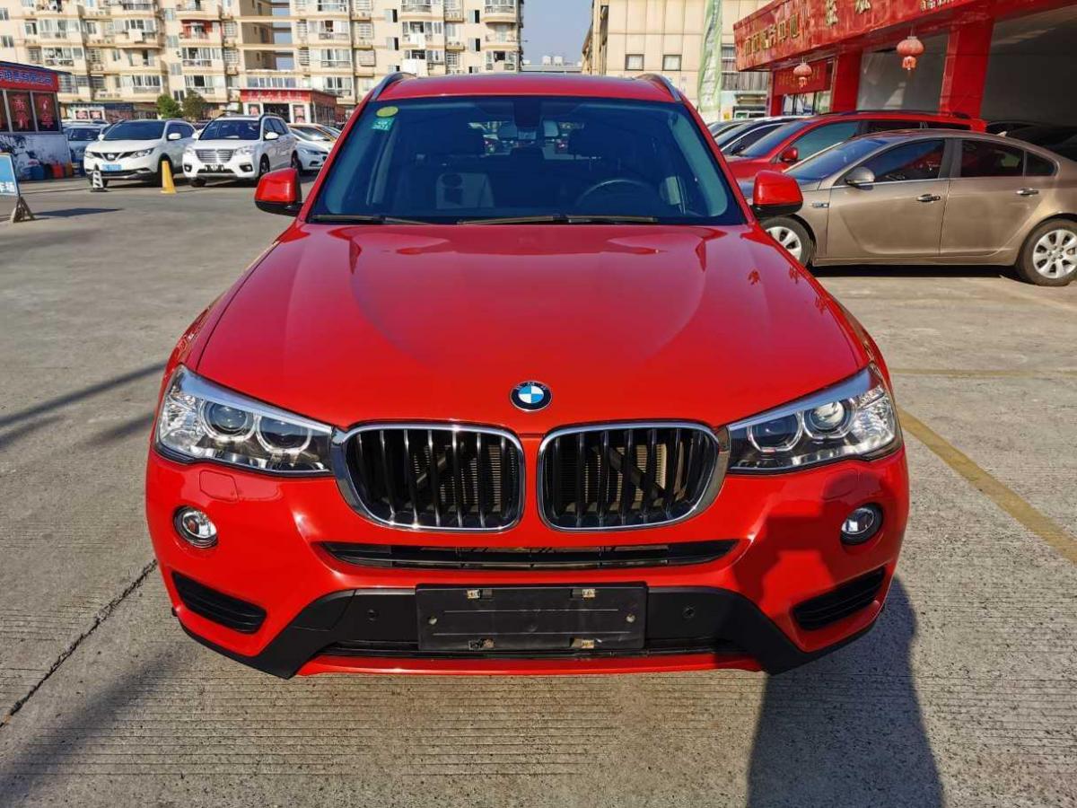 温州2017年9月宝马宝马x32016款sdrive20i红色手自一体
