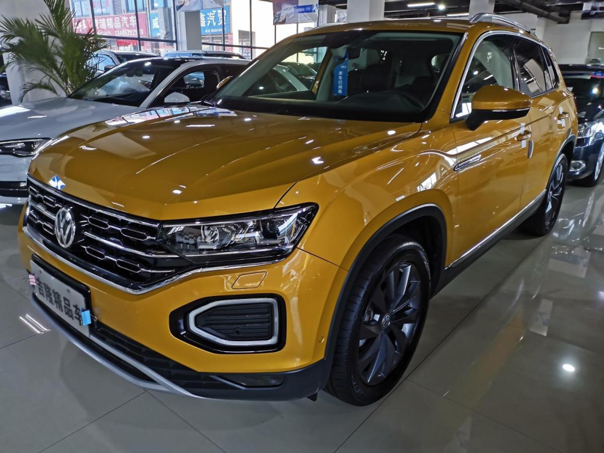 苏州2018年10月大众探岳2019款380tsi四驱旗舰型黄色手自一体