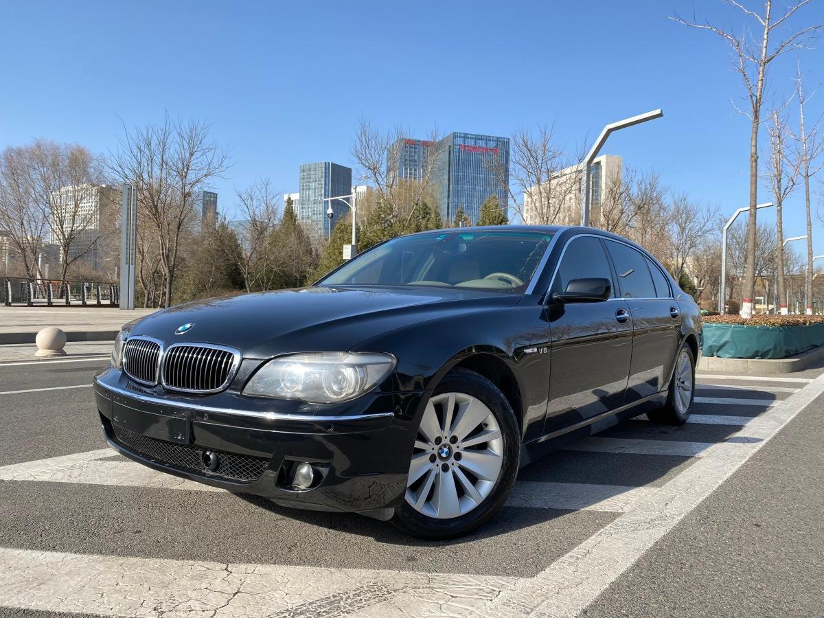 太原2008年6月宝马宝马7系2005款740li黑色手自一体