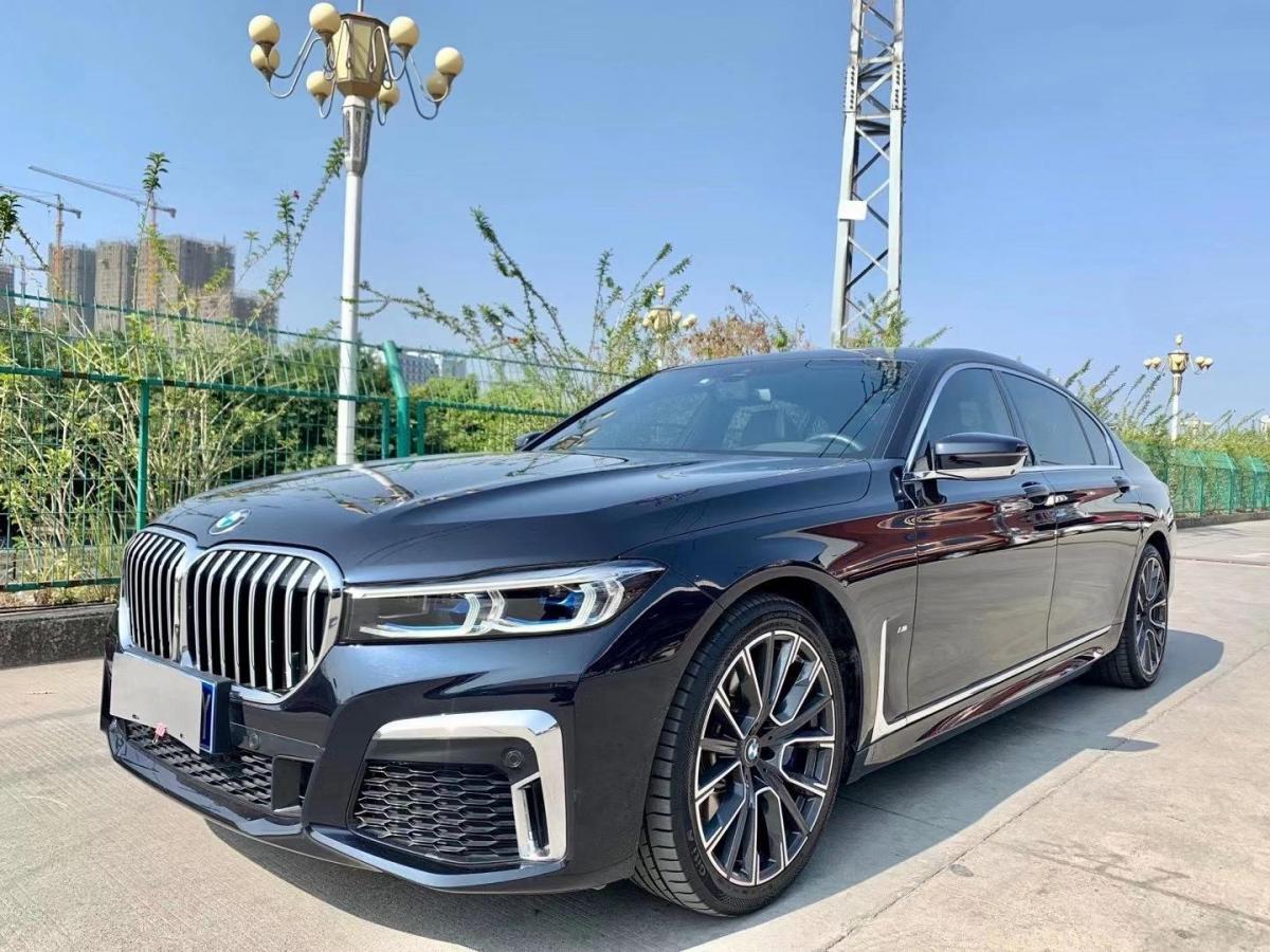 南宁2019年6月宝马宝马7系2019款740li领先型m运动套装蓝色手自一体