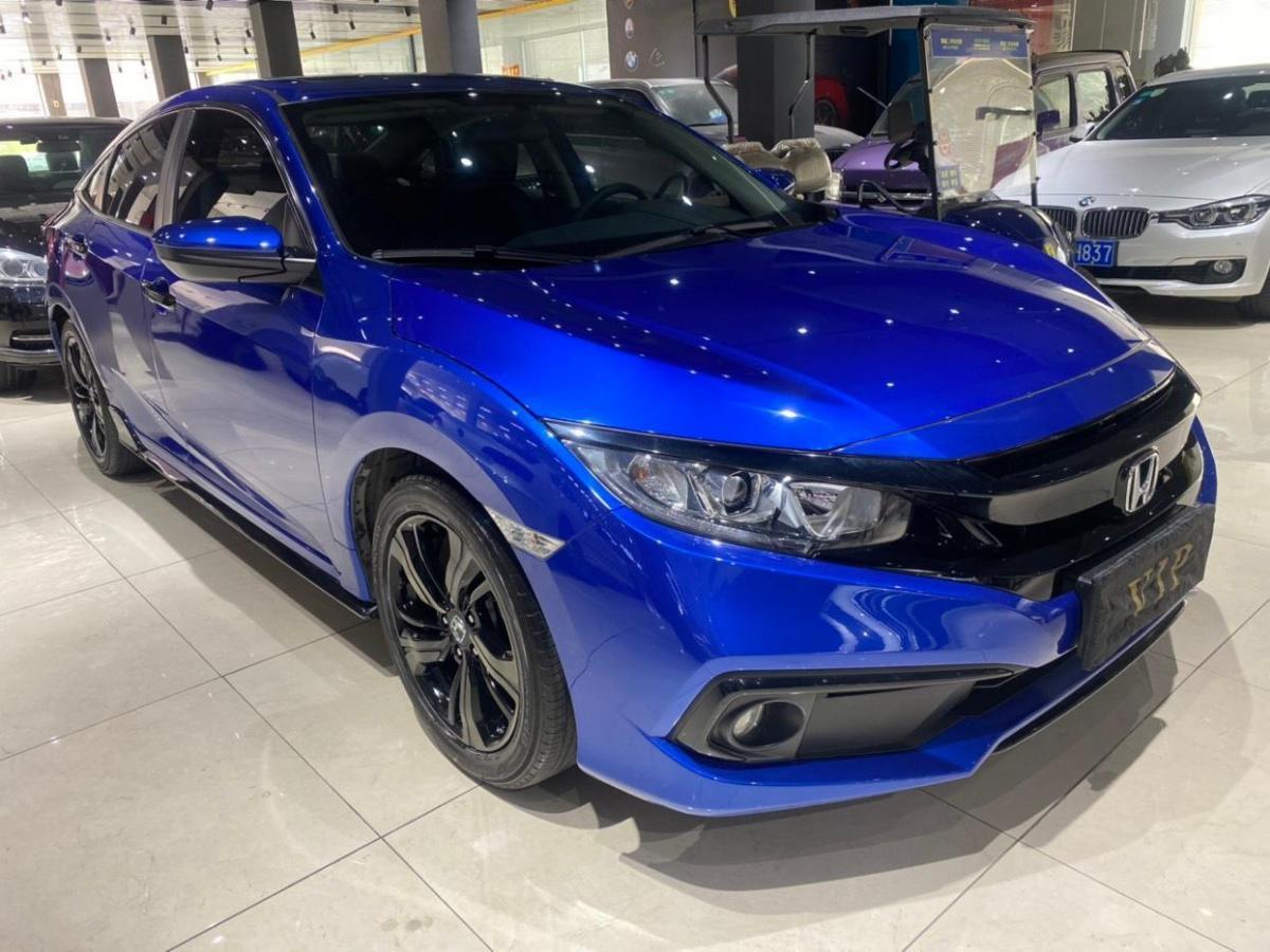 苏州2019年11月本田思域2019款220turbocvt燃动版国v蓝色自动档