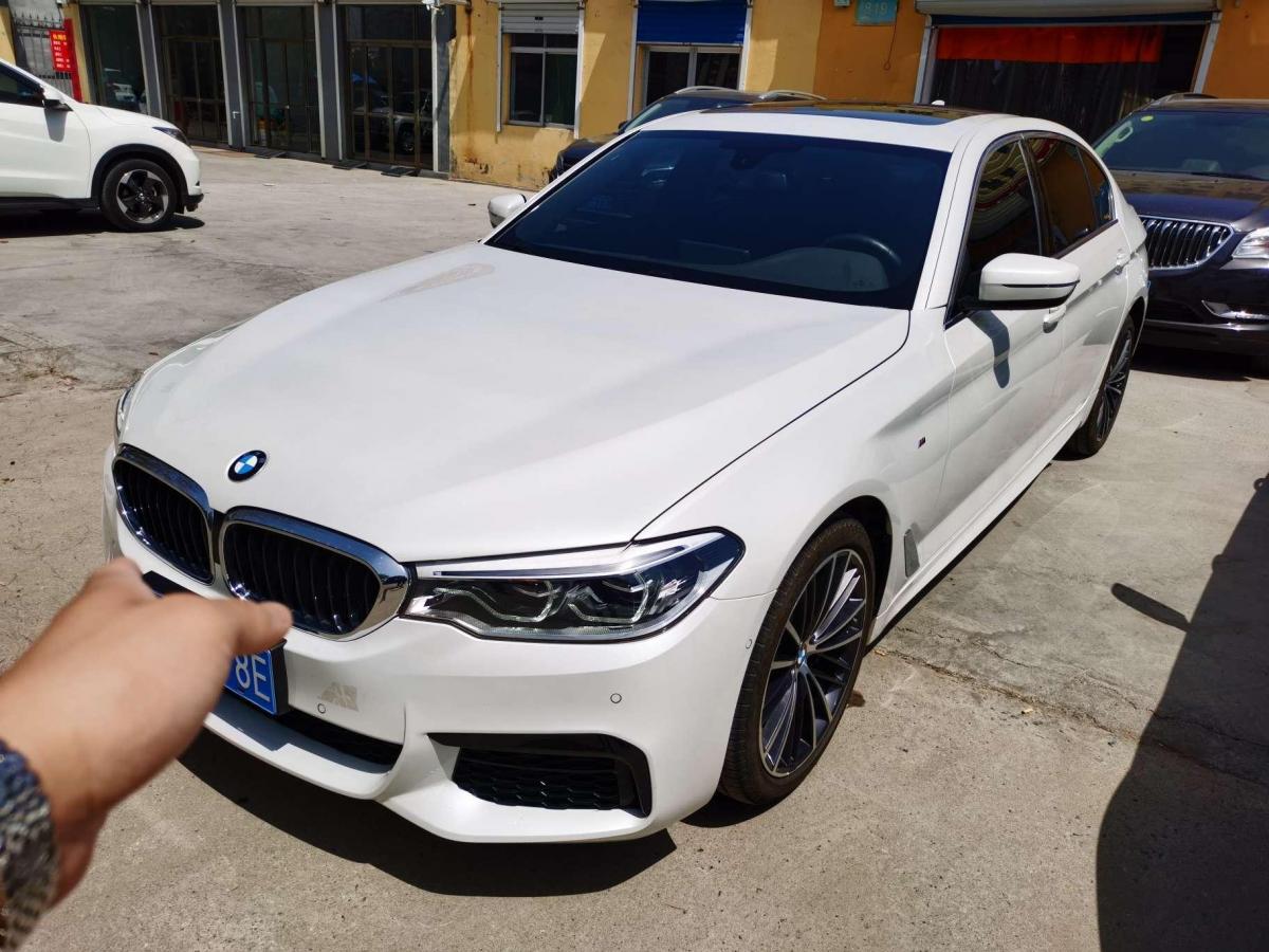 潍坊2019年11月宝马宝马5系2020款530li领先型m运动套装白色手自一体