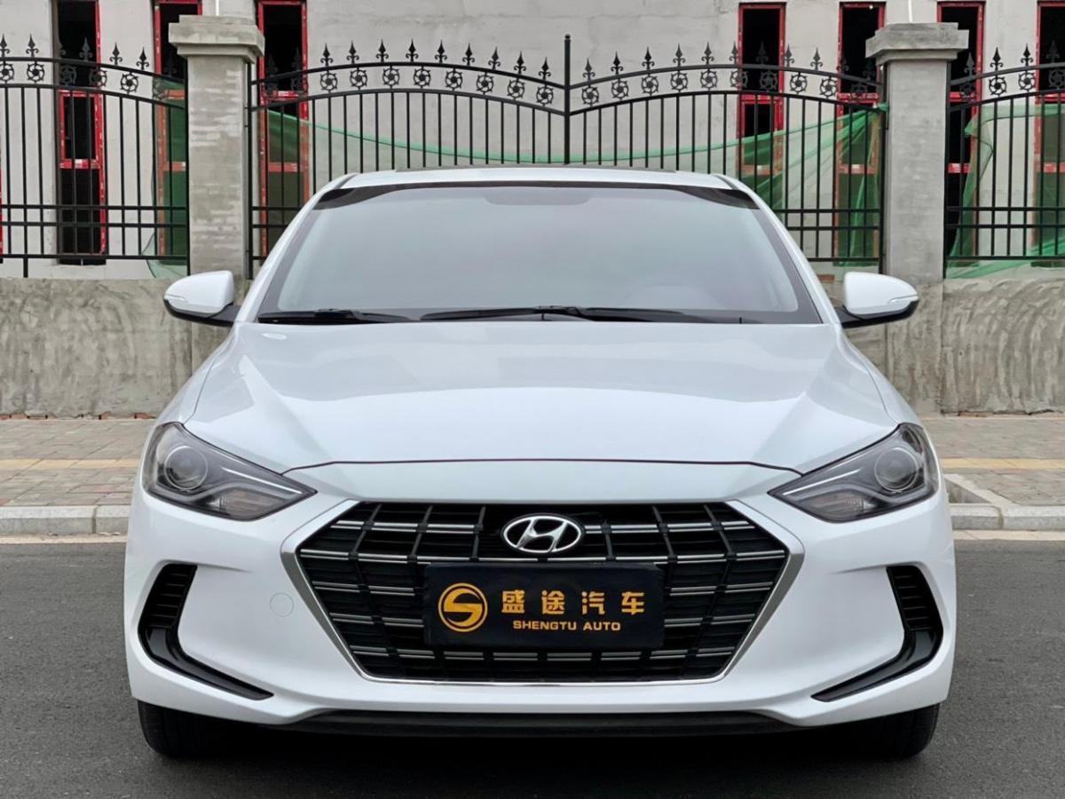 石家庄2020年5月现代领动2020款15lcvt智炫99精英型白色自动档