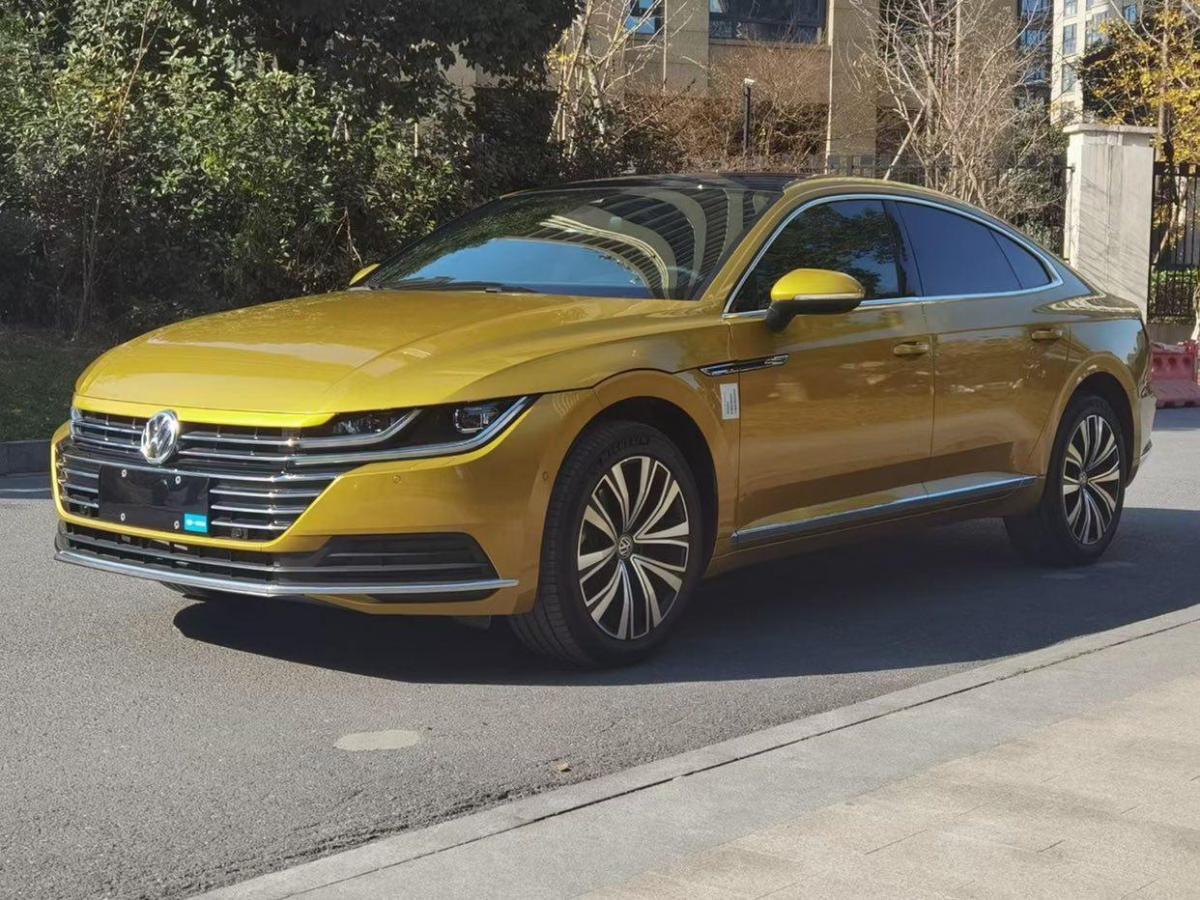丽水2020年10月大众一汽大众cc2020款330tsi魅颜版国vi黄色自动档