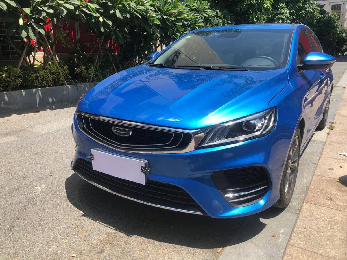 泉州2019年12月吉利缤瑞2018款14tcvt缤致版蓝色自动档