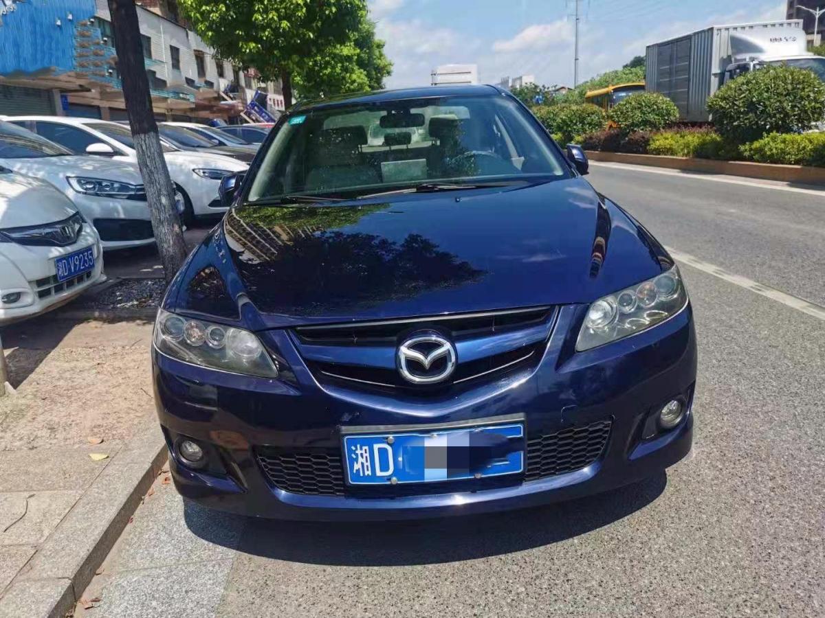 衡阳2011年9月马自达马自达62011款20l自动时尚型蓝色自动档