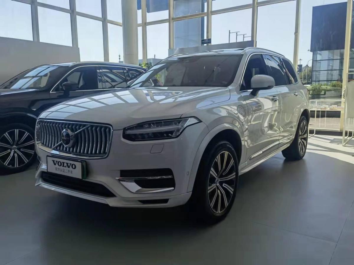 北京2020年4月沃爾沃xc90新能源2020款e驅混動t8智尊豪華版7座白色