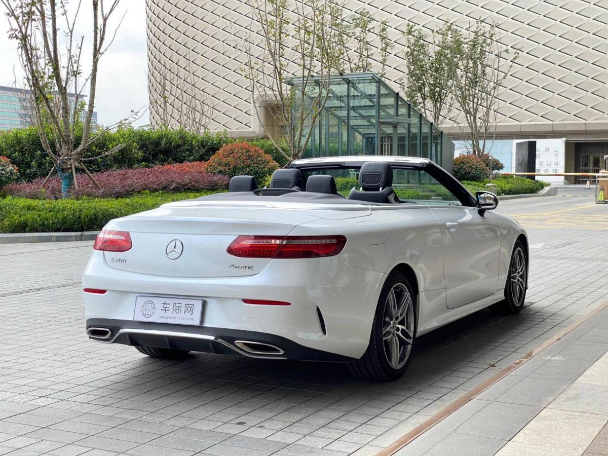 2019年4月_二手奔驰 奔驰e级 2018款 e 200 4matic 敞篷轿跑车_价格