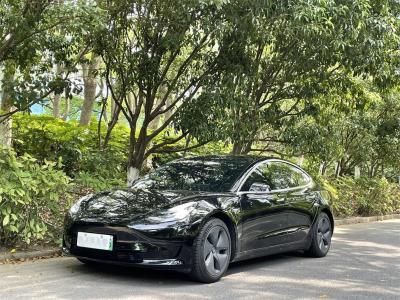 杭州2021年5月特斯拉model32021款標準續航後驅版黑色自動檔