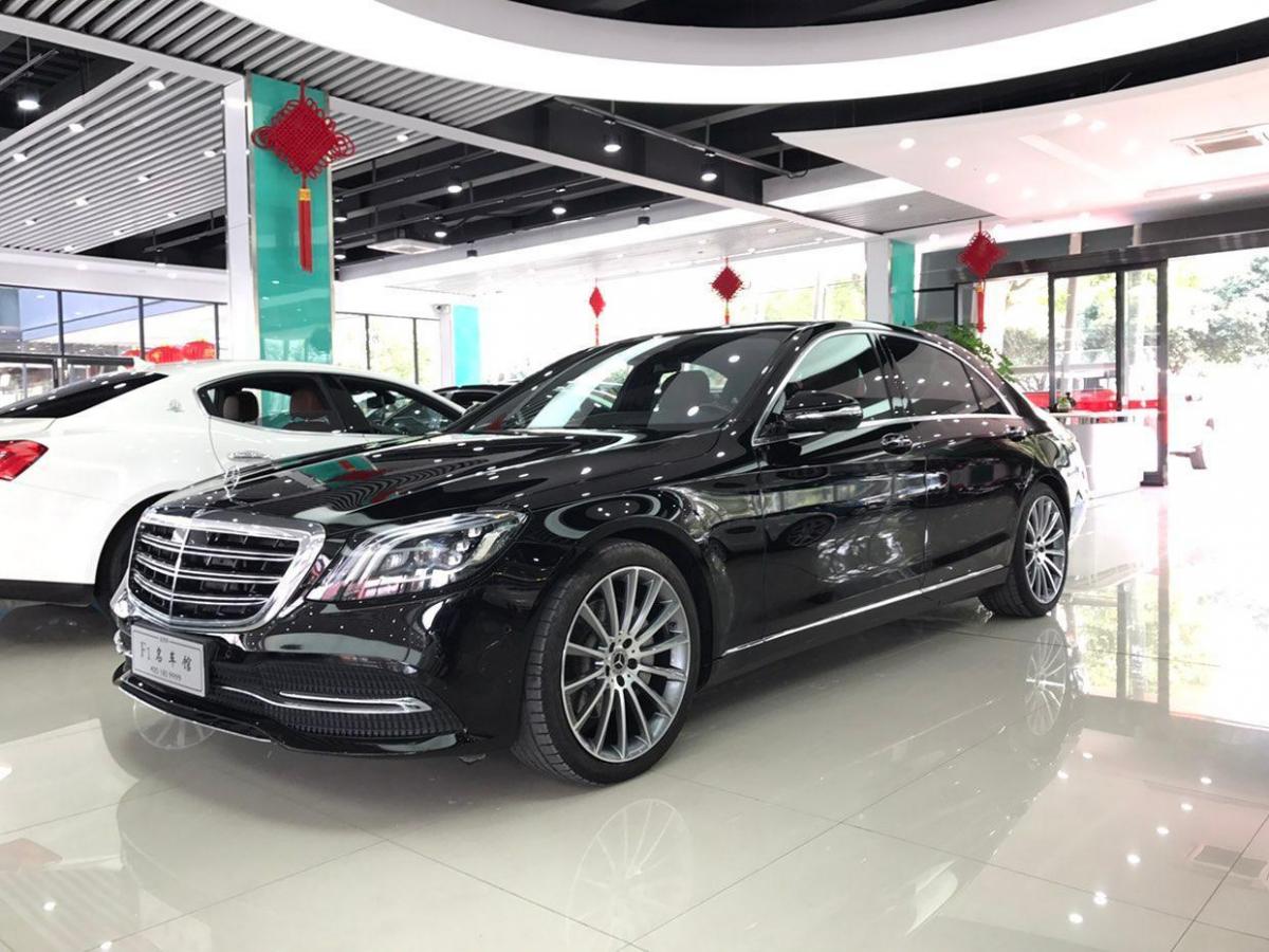 台州2018年6月奔驰奔驰s级2018款s350l30t黑色手自一体