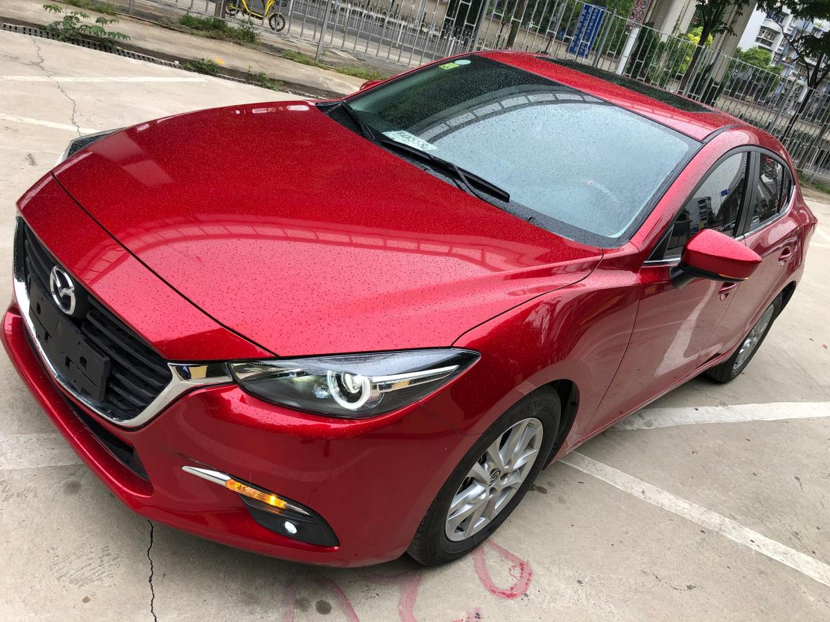 武汉2018年6月马自达马自达3三厢15l自动豪华型红色自动档