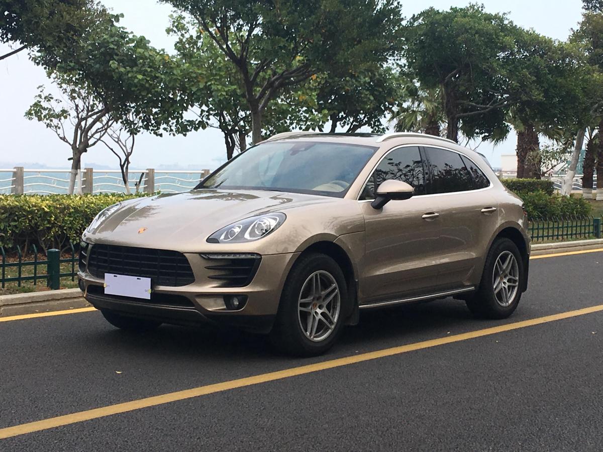厦门2016年7月保时捷macan2017款macan20t香槟色自动档