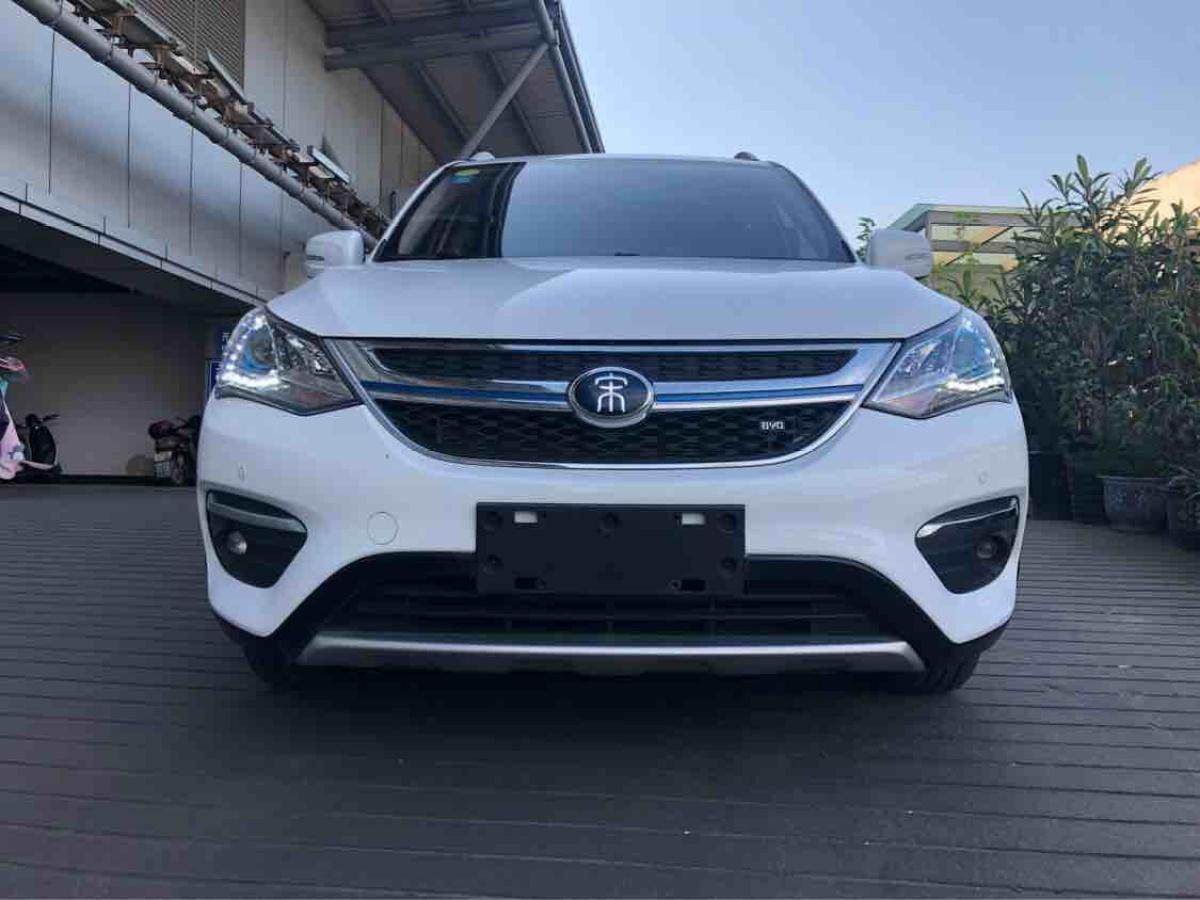 杭州2018年8月比亚迪宋新能源2017款宋dm15tid全时四驱尊荣型白色自动