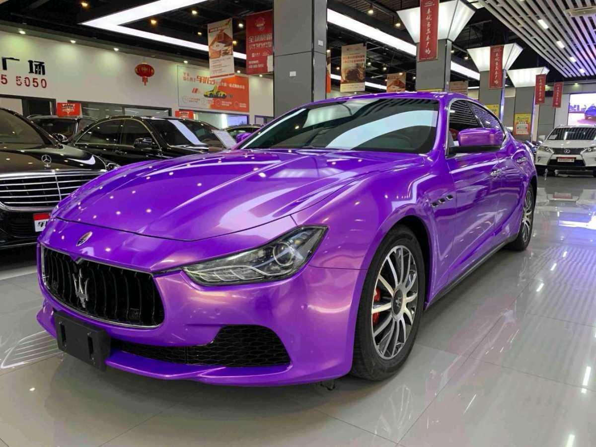 温州2015年1月玛莎拉蒂ghibli2014款30t标准版手自一体