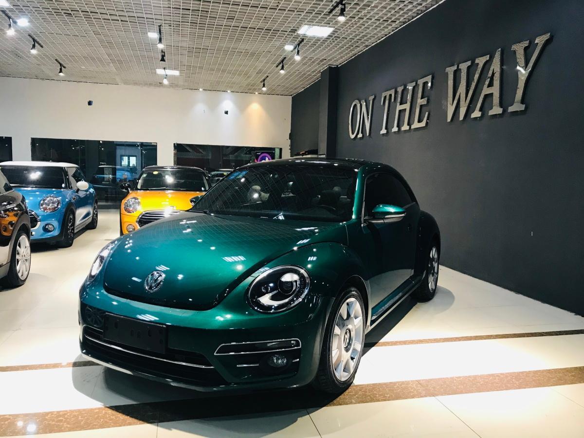 徐州2017年10月大众甲壳虫2017款180tsi翡冷翠经典版绿色自动档