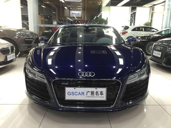 【杭州】2015年5月 奧迪 奧迪r8 r8 spyder 4.2 v8 藍色 手自一體