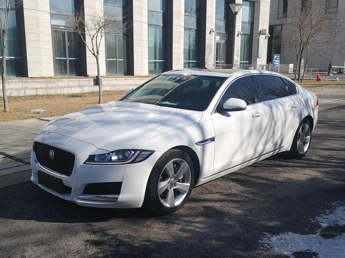 天津2017年10月捷豹xfl2018款xfl20t200ps精英版白色手自一体