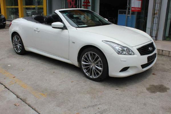 【宁波】2012年3月 英菲尼迪 g 37 敞篷 3.7 合金版 白色 手自一体