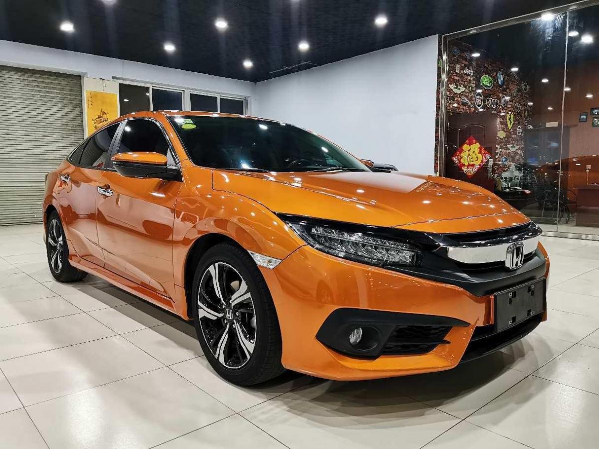 唐山2016年5月本田思域2016款220turbocvt尊贵版橙色自动档