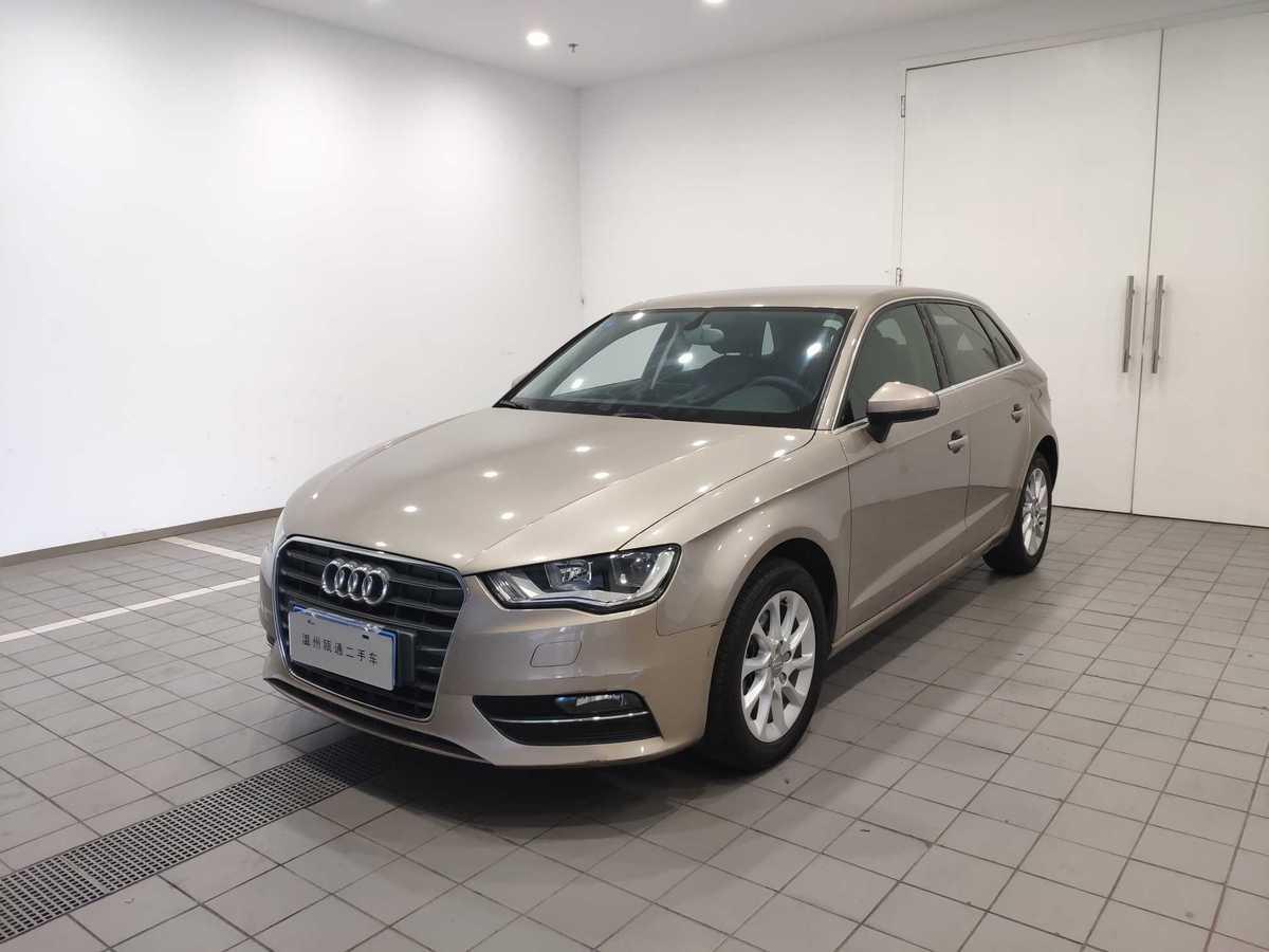 温州2015年12月奥迪奥迪a32016款sportback35tfsi进取型香槟色自动档