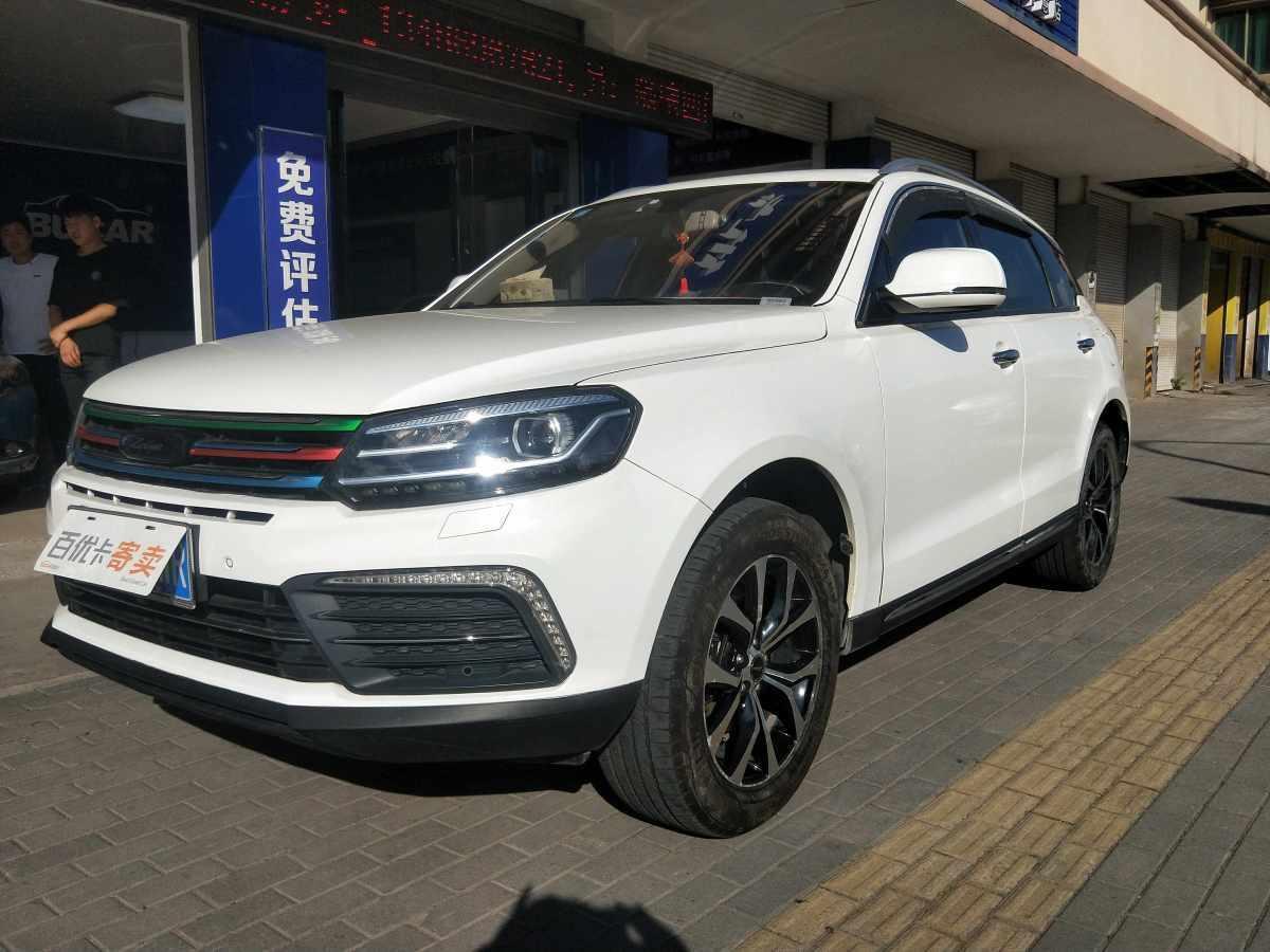 金华2017年9月众泰t600coupe2017款15t自动尊贵型白色手自一体