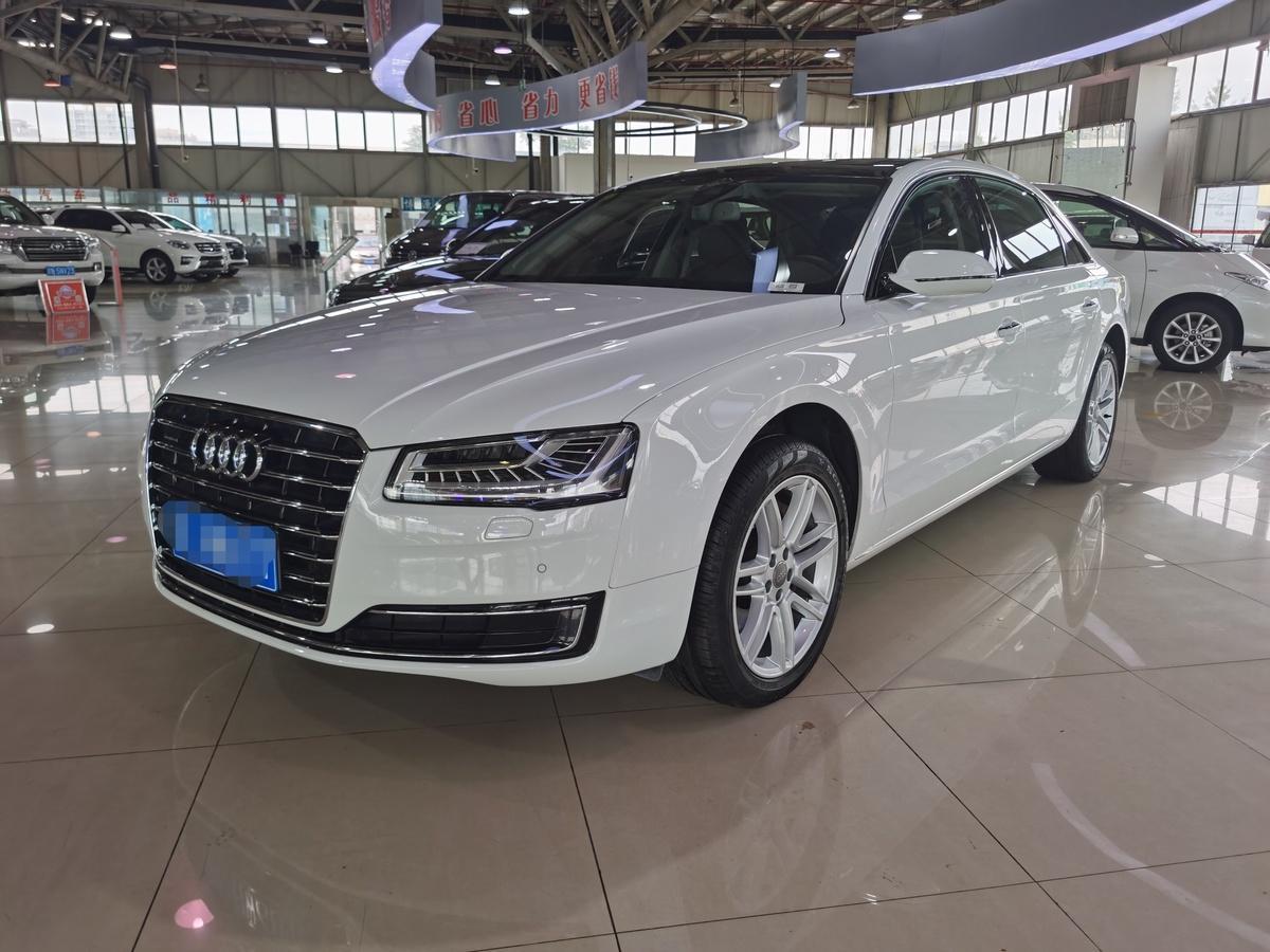 北京2016年5月奥迪奥迪a82016款a8l45tfsiquattro舒适型白色手自一体