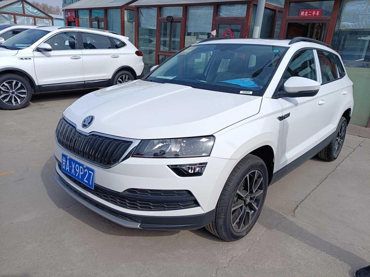 兰州2020年11月斯柯达柯珞克2019款tsi280舒适版国vi白色自动档