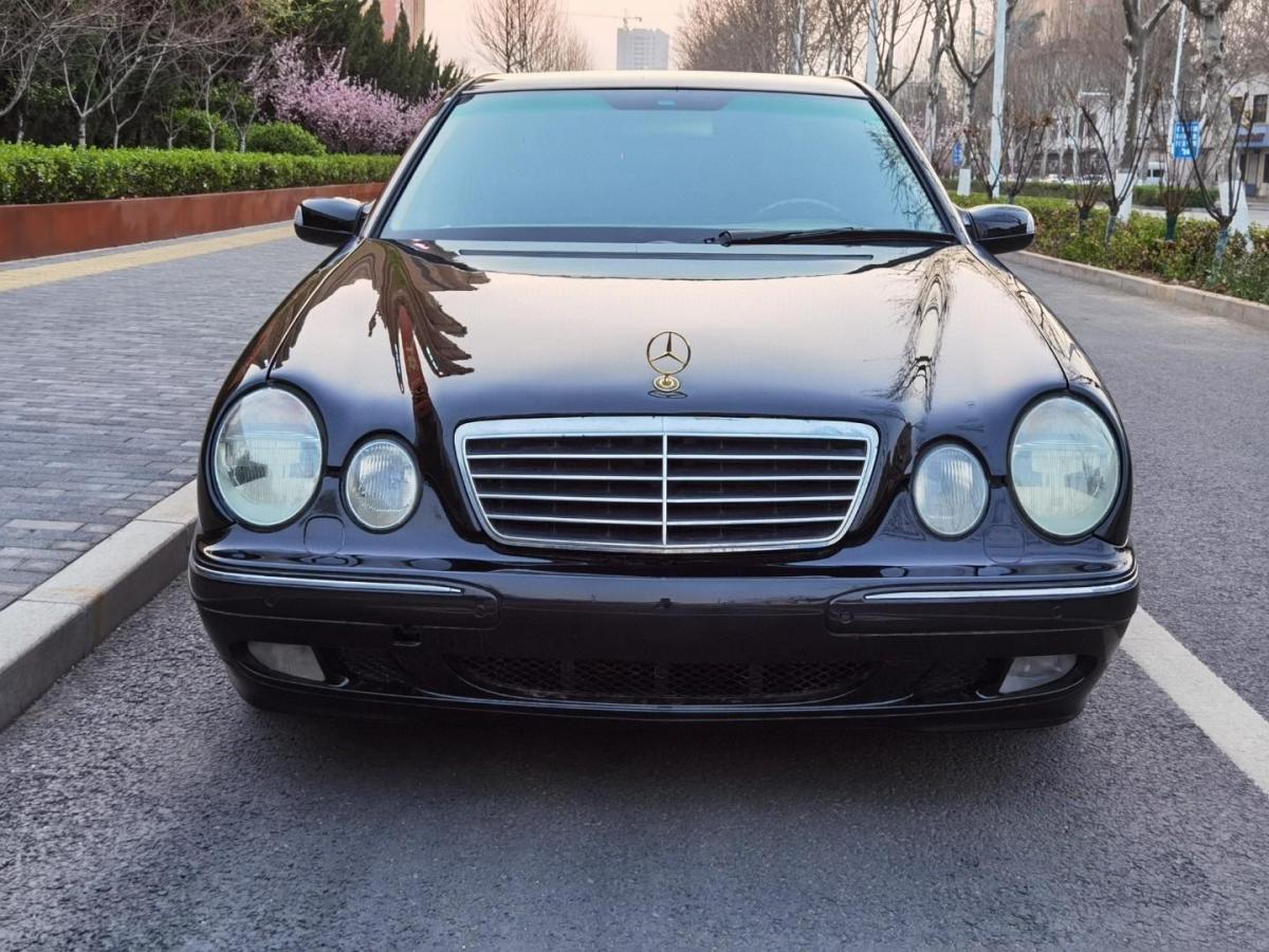 淄博2001年6月奔驰e320黑色手自一体