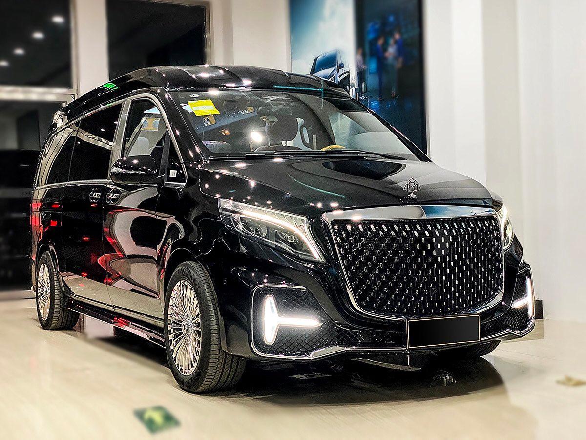 杭州未上牌奔驰v级2020款v260l长轴距豪华版黑色手自一体