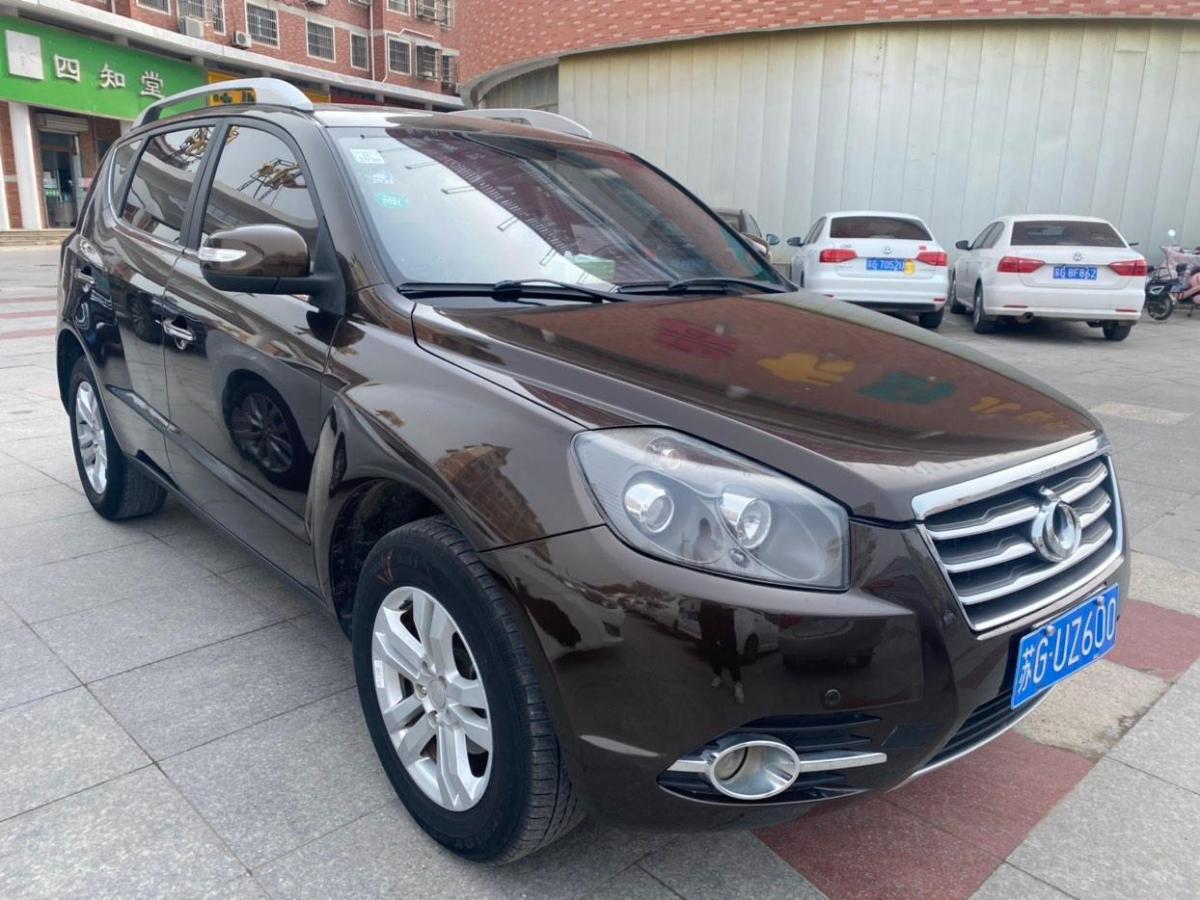 连云港2014年6月吉利吉利gx72014款20l自动豪华型国v橙色手自一体