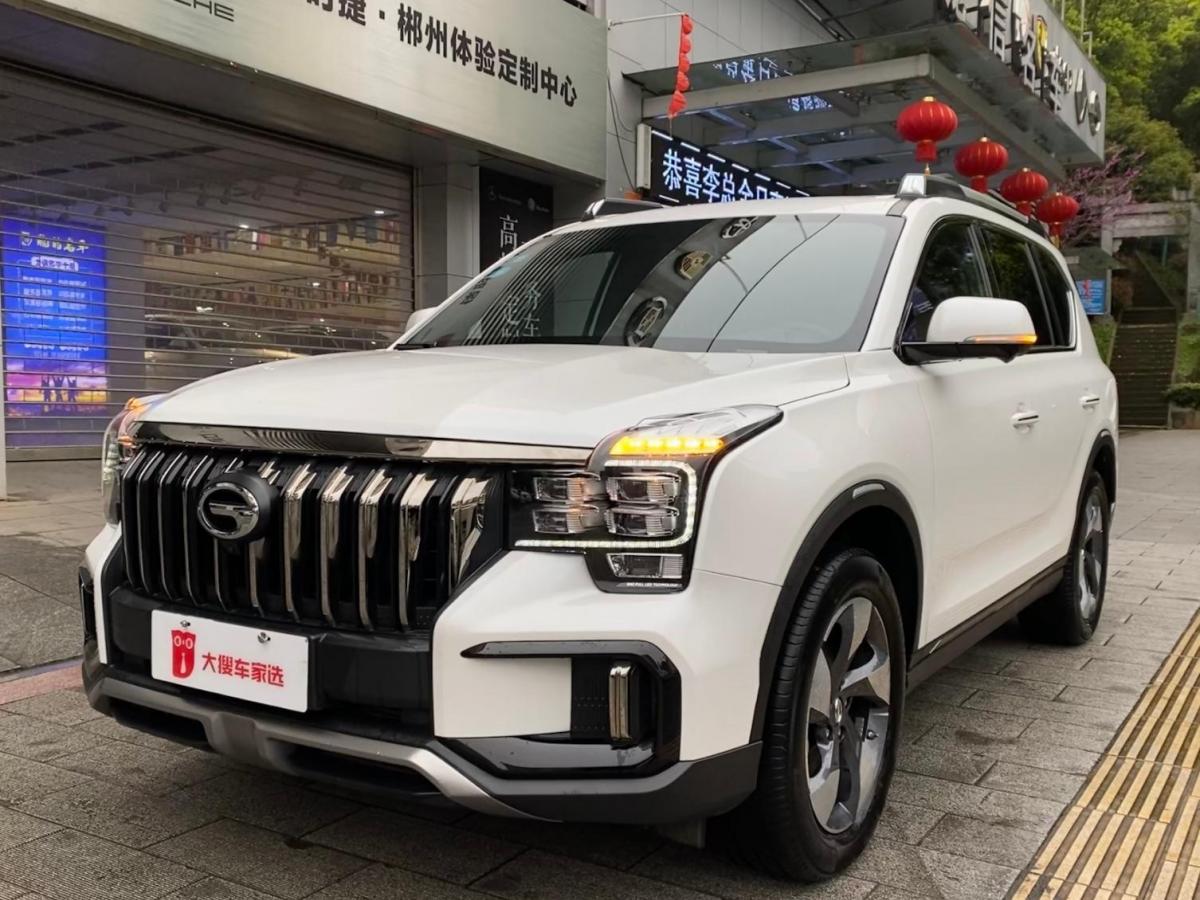 广汽传祺 gs8 2020款 gs8s 390t 两驱豪华智联版 白色 自动档