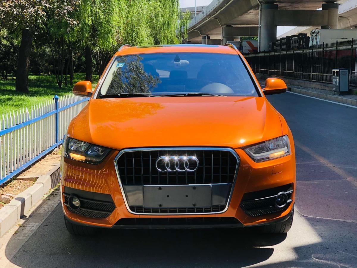 石家庄2016年1月奥迪奥迪q32016款35tfsi时尚型橙色自动档