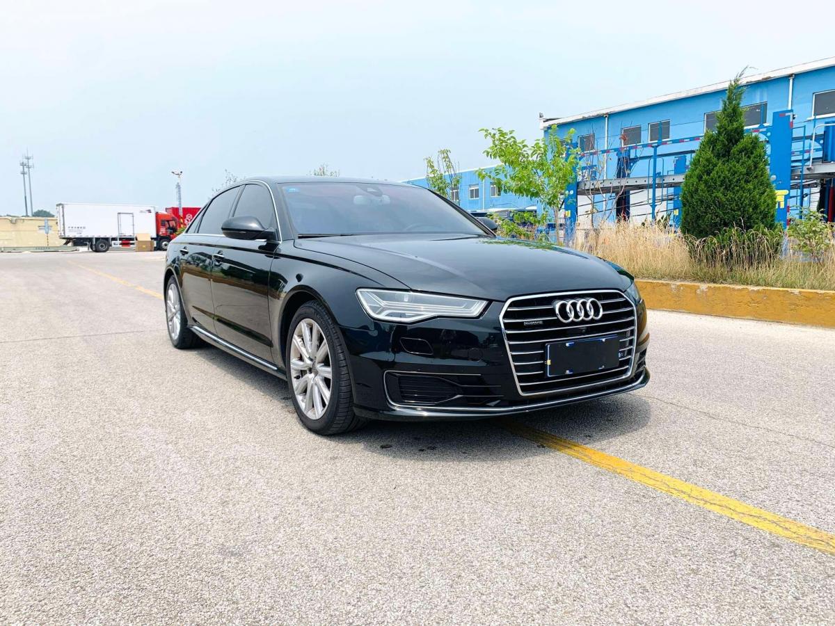 烟台2016年6月奥迪奥迪a6l2016款50tfsiquattro豪华型黑色自动档
