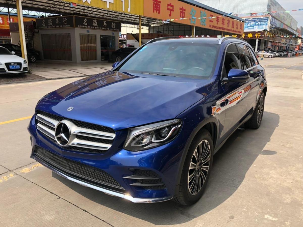 南宁2017年12月奔驰奔驰glc2017款glc26020t4matic动感型蓝色手自一体