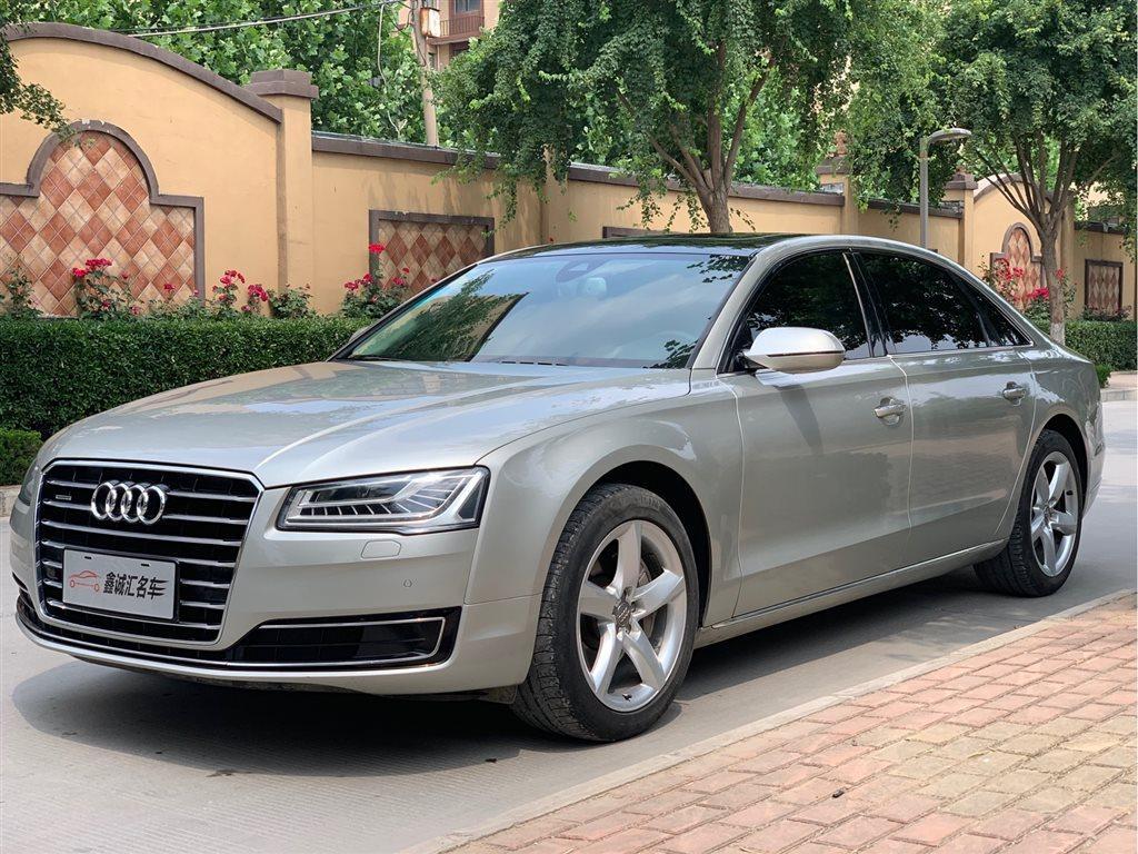 济南2014年12月奥迪奥迪a82014款a8l45tfsiquattro专享型香槟色自动档