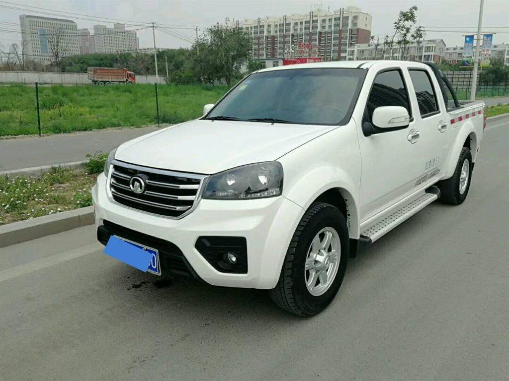 4月长城风骏52017款24l欧洲版汽油两驱领航型大双排4g69s4n白色手动挡