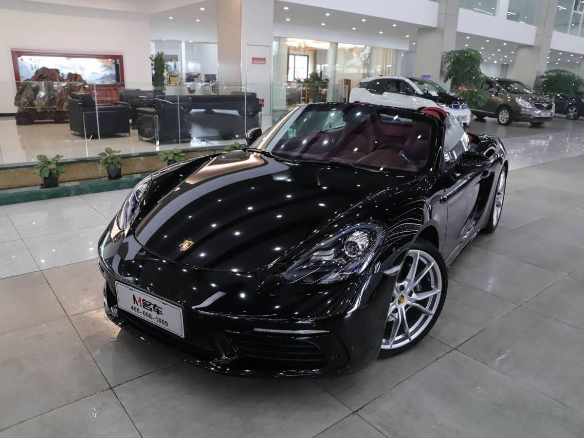 台州2019年2月保时捷7182018款boxster20t黑色自动档