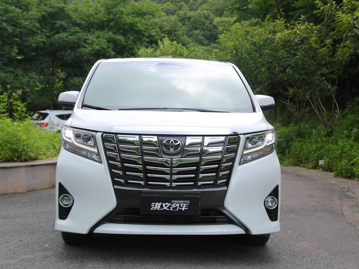 丽水2016年12月丰田埃尔法35l尊贵版白色手动挡