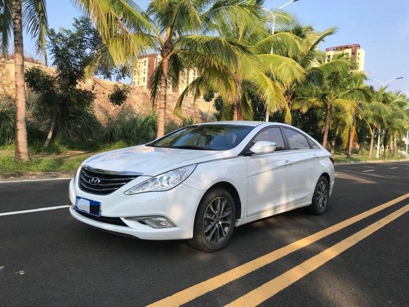 【海口】2016年1月 现代 索纳塔 2014款 2.0l hybrid 白色 自动档